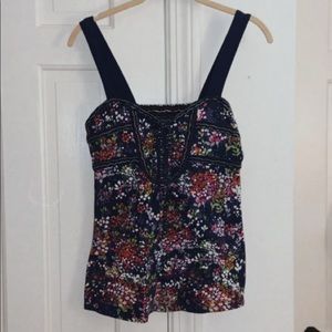 ANTHROPOLOGIE floral tank